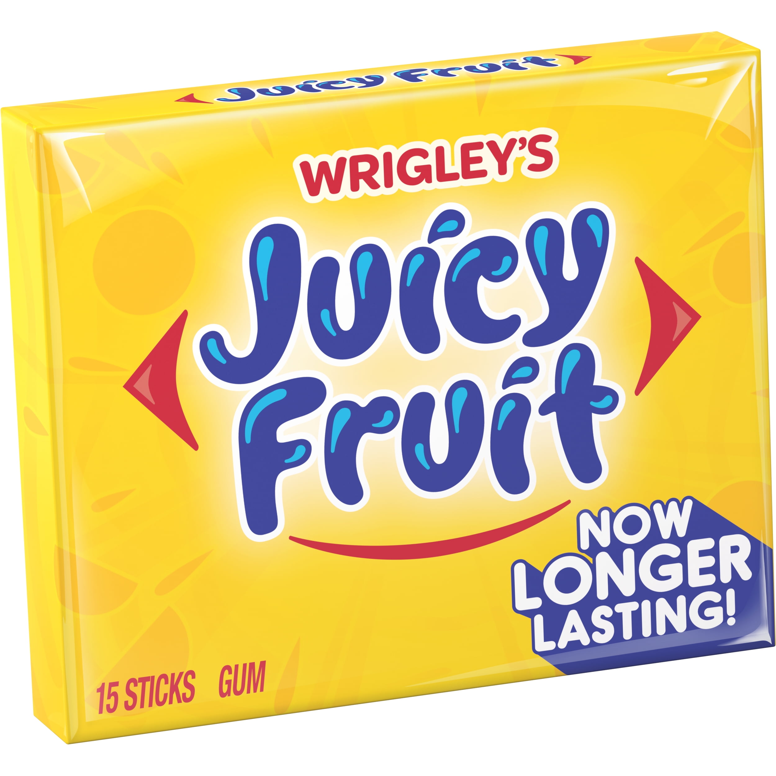 Juicy Fruit Original Chewing Gum, 15 Piece Single Pack