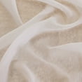 thumbnail image 2 of MKHILL Ivory Crushed Textured Valance Curtains 2 Pack Rod Pocket Soft Airy Window Curtains for Kitchen Basement Cafe Farmhouse Decor 42Wx14L Inch, 2 of 10