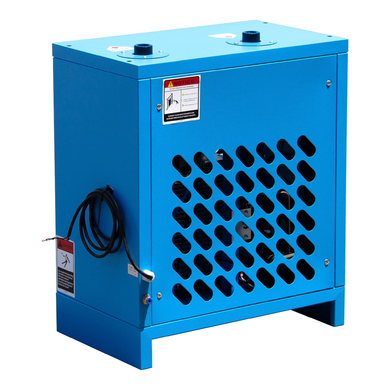 HPDMC Industrial Refrigerated Air Dryer for Air Compressors, 35 CFM, R134a Cooling System, 110V, Removes Moisture & Contaminants