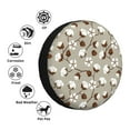 thumbnail image 4 of Rateoe Cotton Tree Pattern Tire Cover Wheel Protectors Weatherproof Wheel Covers Universal Fit for Trailer Rv SUV Truck Camper Travel Trailers Accessories-16 inch, 4 of 6