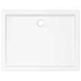 thumbnail image 3 of Plato de ducha VidaXL rectangular de plástico ABS brillante, blanco, 3 of 6