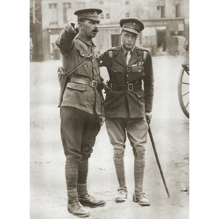 Prince Of Wales Later King Edward Viii In Uniform During The First World War In 1914 Edward Viii Edward Albert Christian George Andrew Patrick David 1894 Canvas Art - Ken Welsh Design Pics (12 x 17)
