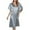 Gray, variant on Elainilye Fashion Women's Sleepwear Printed Comfortable Loose Sleeveless Casual Nightdress Dress Pajamas,Gray
