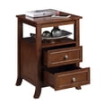 thumbnail image 4 of Pemberly Row End Table Nightstand Bedside Square in Wood - Espresso, 4 of 5