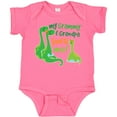 thumbnail image 3 of Inktastic My Grammy and Grandpa Love Me Grandson Dinosaur Boys Baby Bodysuit, 3 of 5