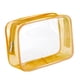 thumbnail image 5 of Bolsa de maquillaje transparente, organizador de cosméticos, soporte para accesorios de baño Amarillo, 5 of 9