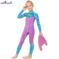 thumbnail image 2 of Sonducket Trajes de neopreno Traje de buceo Sandbeach Traje de neopreno para niños de secado rápido Manga larga y pantalones Niñas de una Type2 NO2, 2 of 6