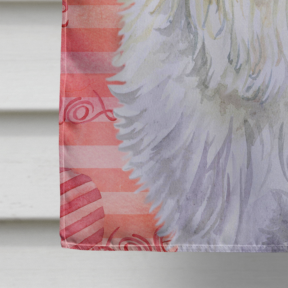Maltese Love Flag Canvas House Size