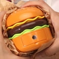 thumbnail image 5 of Hamburger Shaped Rechargeable LED Table Lamp, Multicolor Plastic, Size 15x8.2x8.2cm, with Pencil Sharpener, for Children's Room, Reading, and Decoration, 5 of 9