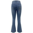 thumbnail image 5 of HXWCHs Stretch Women's Jeans Soft Fabric & Flexible High Waist Bootcut Denim Pants Flared Trousers Comfortable Stretch Everyday Casual Wear for Women Blue M, 5 of 5