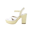 thumbnail image 3 of Sandalia de vestir Tacones Mujer Sintetico Blanco Leon 494062, 3 of 4