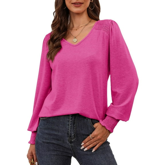 Tops for Women Long Sleeve Pullover Casual Shirts Top