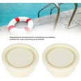 thumbnail image 3 of Rubber Pool Ladder Bumpers, Set Of Two White Ladder Bumpers For Swimming Pool Ladders, 3 of 5