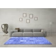 thumbnail image 3 of Ahgly Company Indoor Rectangle Abstract Blue Contemporary Area Rugs, 5' x 7', 3 of 4