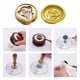 thumbnail image 5 of Serie de plantas, cabeza de cobre, cera de sellado en relieve 3D, cabeza de cobre para álbum de recortes de regalo JShteea Libre de BPA, 5 of 9