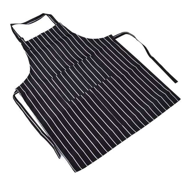Delantales De Cocción De Cocina Ajustables Impermeables, Delantal De Babero A Rayas Con Bolsillos Dobles, Buena Cobertura Y Protección, Adecuada Para Hombres Y Mujeres,
