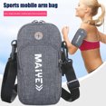 thumbnail image 3 of Para Deportivo Monedero para El Brazo Fitness Correr La Llave Monedero (Gris), 3 of 9
