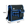 thumbnail image 6 of Colaxi Canvas Tool Bag Maintenance Tool Bag Heavy Duty Multifunctional Tool Organizer Tool Pouch for Electricians Carpenters L, 6 of 8