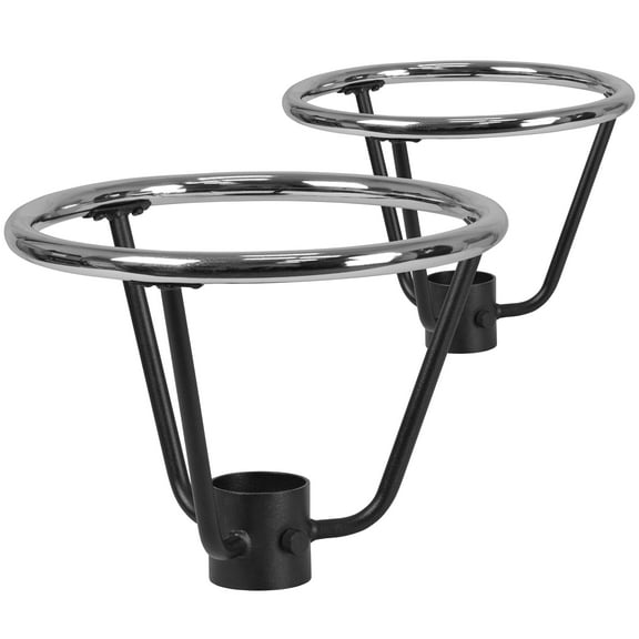 Flash Furniture Jackson 2 Pk. Bar Height Table Base Foot Ring with 3.25'' Column Ring - 16'' Diameter