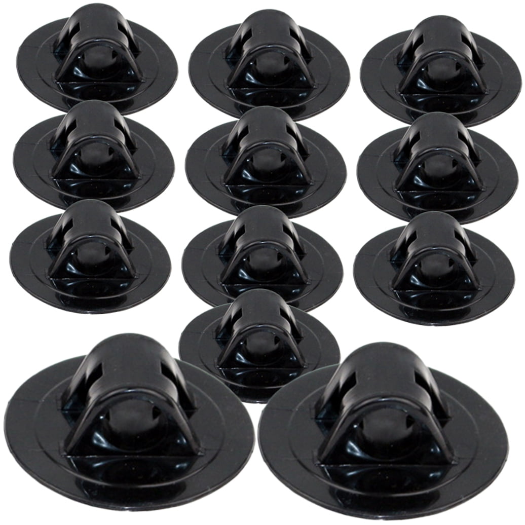FESTFENDS Boat Accessories Kayak Engine Bracket Black PVC 12Pcs