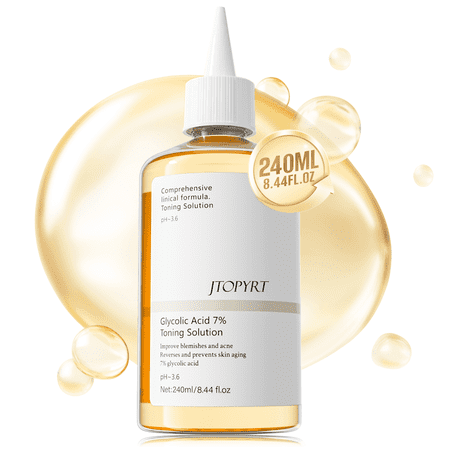 ?Glycolic Acid Toner Gently Exfoliating Reveals Smoother and Clearer Skin 240ml