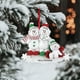 thumbnail image 1 of Fiudx Decoraciones navideñas para interiores Decoraciones navideñas personalizadas para el hogar Muñeco de nieve Arreglos navideños colgantes para el hogar acogedor Decoraciones navideñas familiares, 1 of 7