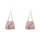 thumbnail image 1 of Bolso Hombro Acolchado Likrtyny Bolso Diario Con Patrón Lazo Y Bolso Pequeño Rosa, 1 of 3