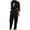Black, variant on Up to 65% off SEMPAI Womens Fashion Wide Leg Pants Pure Color Long Sleeve Jumpsuit With Belt Valentines Day