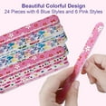 thumbnail image 6 of LuckySunDecorQZ Colored Natural Nail File, 180 Grit, 25 Pieces, 6 of 7