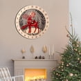 thumbnail image 6 of YHAICO Advent Calendars Christmas Advent Calendars for Kids Christmas Advent Collection Decorative & Reusable Wooden Countdown Calendar,Wall Clock Christmas Countdown Calendar, 6 of 6
