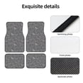 thumbnail image 4 of Lsque Tapis de Sol 4 Pcs Imprimé Poulet Drôle, Doublures en Caoutchouc Résistantes, Design Antidérapant, Protection Automobile Toutes Saisons, Véhicules, Voitures, Camions et SUV, 4 of 7
