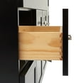 thumbnail image 5 of Ariel Hamlet 61 In. Rectangle Sink Vanity With 1.5 In. Carrara White Countertop In Black, 5 of 11