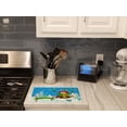 thumbnail image 2 of Carolines Treasures PJC1075LCB Candy Cane Lane Snowman Glass Cutting Board- Large, 2 of 2