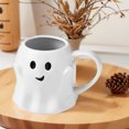 thumbnail image 4 of Fantasma Con Patrón Cerámica Halloween 14 Oz, 4 of 9