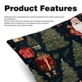 thumbnail image 2 of Christmas Tree Velvet Decorative Throw Pillow Inserts - Set of 2, Chair Pillow Covers - Unique Patterns, 16x16, 18x18, 20x20 Inches for Home Decor & More, 2 of 6