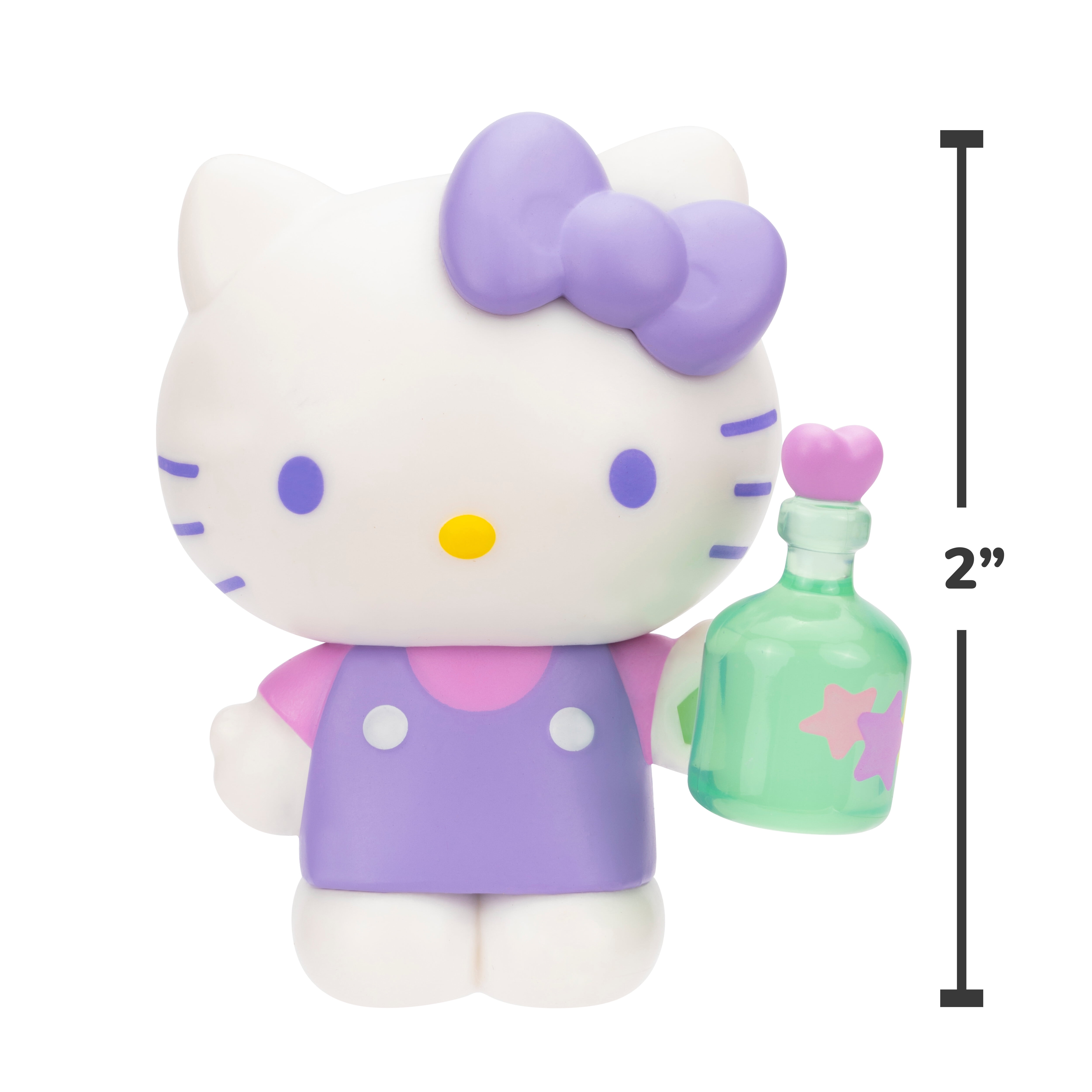Hello Kitty and Friends Dreamland 2 Figure Pack - 2 inch Hello Kitty and Kuromi Figures with Two Accessories