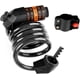 thumbnail image 1 of RV Candado para bicicleta, Candado para bicicleta Candado de cable largo de 125 cm x 12 mm con código inteligente de 5 dígitos Candado para bicicleta Nivel de seguridad alto para bicicleta Triciclo Scooter Candado para bicicleta Rojo Verde, 1 of 5