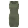 thumbnail image 4 of Ribbed Knit Bodycon Mini Dresses for Women - Sleeveless Stretch Tight Dress with Slim Fit Design and Soft Fabric, Sexy Casual Summer Dresses for Women 2026 Club Night Out Outfit, 4 of 5