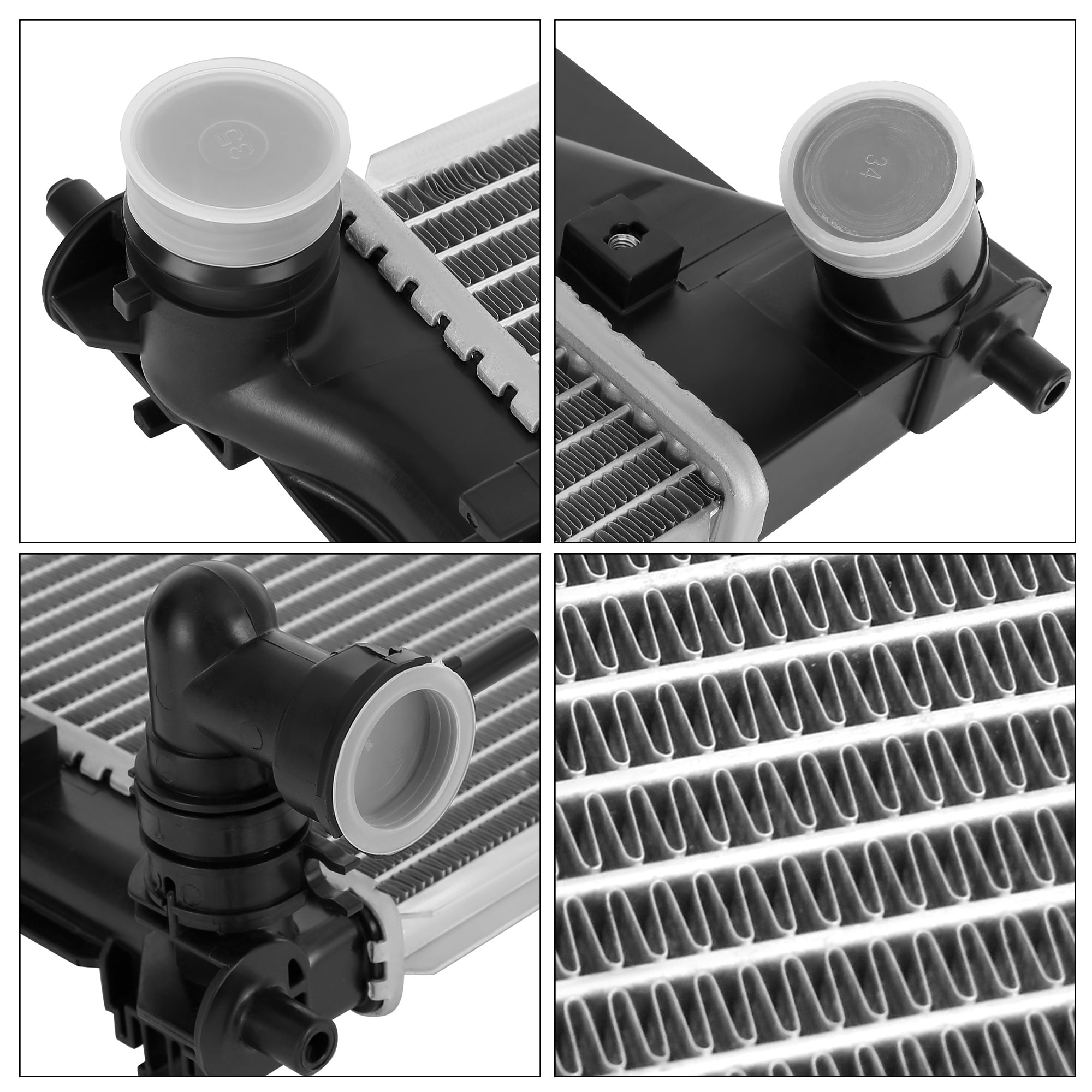 LEDKINGDOMUS Radiator for 2015-2019 Hyundai Sonata 2.4L - OEM 25310C2000 HY3010194 CU13457, TIG-Welded Aluminum Core, 2.94MPa Leak-Tested