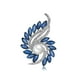 thumbnail image 1 of Broche Flor Giratorio Incrustado Moda Ropa Accesorio Broche Floral Perla, 1 of 4