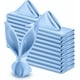 thumbnail image 1 of Nvzi Servilletas de poliéster, 16,92 x 16,92 pulgadas, servilletas de tela lavables para cenas en restaurantes, bodas y festividades, paquete de 10, azul claro, 1 of 4