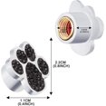 thumbnail image 2 of Valve Cap, Stylish Crystal Paw Tire Dust Cap, Auto Parts black, 2 of 7