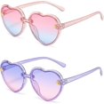 thumbnail image 1 of Sunglasses - Children's - Heart - UV400 - 2 Pairs - Protection 3, 1 of 4