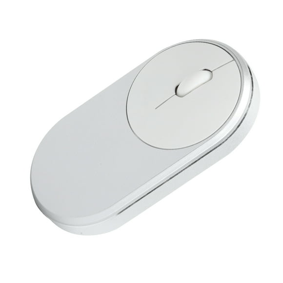 Optical Mouse, Chargeable Mouse 4-way Roller Design 2.4GHz Wireless Transmission Frequency for Home for Office Golden,Silver Gray
