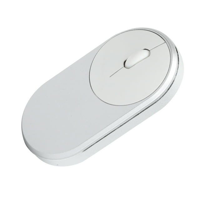 Optical Mouse, Chargeable Mouse 4-way Roller Design 2.4GHz Wireless Transmission Frequency for Home for Office Golden,Silver Gray