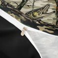 thumbnail image 4 of Castle Fairy Camo Frame Pike Fishing Graphic Twin Duvet Cover,Autumn Leaf Wild Game Hunting Layout Twin Bedding,Olive Tan,Black Reversible,2pcs,No Comforter,1 Duvet Cover and 1 Pillowcase, 4 of 6