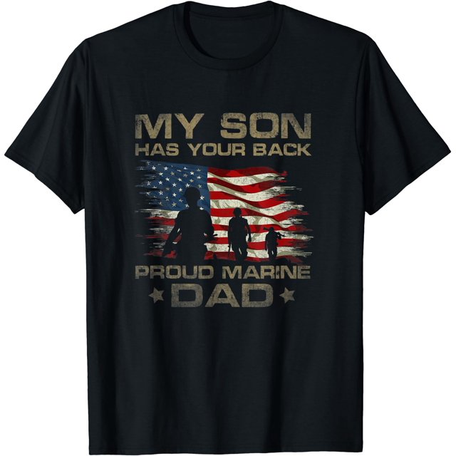 Mon Fils A Ton Dos - Marine - T-Shirt Camouflage Papa - comme sur l'Image - TG
