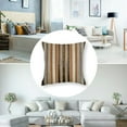 thumbnail image 5 of Brown Striped Throw Pillow Cover Multicolor Velvet Cushion Cover Modern Bohemian Pillowcase for Sofa Couch Bedroom Living Room Home Christmas Decoration,, 5 of 7