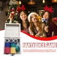 thumbnail image 2 of Left Right Center Dice Game Set - Complete Wooden Dice & Chip Game for Family Parties, Travel & Game Nights, Portable Box, 2 of 6