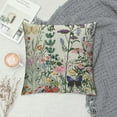 thumbnail image 2 of ARISTURING Spring Floral Pillow Covers Wildflower Sage Green Flowers Butterfly Print Decorative Throw Pillow Covers Square Cushion Cover Rustic Decor for Picnic Party Wedding Living Room, 2 of 5